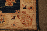 22322 - Chobi Ziegler Hand-knotted/Handmade Afghan Rug/Carpet Traditional Authentic/Size: 5'7" x 1'11"