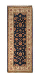 22303 - Chobi Ziegler Hand-knotted/Handmade Afghan Rug/Carpet Traditional Authentic/Size: 6'10" x 2'6"