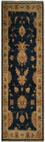 22304 - Chobi Ziegler Hand-knotted/Handmade Afghan Rug/Carpet Traditional Authentic/Size: 6'1" x 2'6"