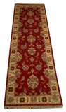 22313 - Chobi Ziegler Hand-knotted/Handmade Afghan Rug/Carpet Traditional Authentic/Size: 6'6" x 2'0"