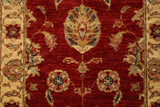 22313 - Chobi Ziegler Hand-knotted/Handmade Afghan Rug/Carpet Traditional Authentic/Size: 6'6" x 2'0"