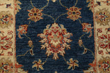 22315 - Chobi Ziegler Hand-knotted/Handmade Afghan Rug/Carpet Traditional Authentic/Size: 6'2" x 2'0"