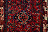 22202 - Hamadan Hand-Knotted/Handmade Persian Rug/Carpet Traditional Authentic/Size: 4'1" x 2'7"