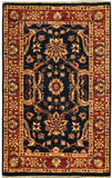 22293 - Chobi Ziegler Hand-Knotted/Handmade Afghan Rug/Carpet Modern Authentic/Size: 4'3" x 2'9"