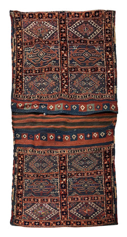 25407-Shirvan Hand-Knotted/Handmade Russia Rug/Carpet Tribal/Nomadic Authentic/Size: 5'8" x 2'9"