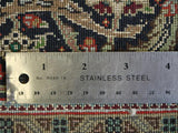 14617 - Tabriz Persian Hand-knotted Authentic/Traditional Carpet/Rug Silk-made Signed-piece/Size/: 10'4" x 6'7"