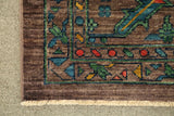22335 - Royal Chobi Ziegler Hand-Knotted/Handmade Afghan Rug/Carpet Traditional/Authentic/Size: 11'4" x 8'1"