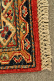 22383 -  Royal Kazak Hand-Knotted/Handmade Afghan Tribal/Nomadic Authentic/Size: 9'6" x 2'9"