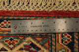 22383 -  Royal Kazak Hand-Knotted/Handmade Afghan Tribal/Nomadic Authentic/Size: 9'6" x 2'9"