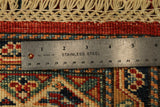 22383 -  Royal Kazak Hand-Knotted/Handmade Afghan Tribal/Nomadic Authentic/Size: 9'6" x 2'9"