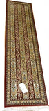 14233 - Qom Persian Hand-knotted Authentic/Traditional Runner Silk-made  6'7" x 1'9"