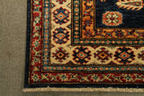 22470 -Royal Kazak Hand-Knotted/Handmade Afghan Tribal/Nomadic Authentic/Size: 5'8" x 4'2"