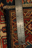 22451 -Royal Kazak Hand-Knotted/Handmade Afghan Tribal/Nomadic Authentic/Size: 4'11" x 3'4"