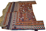15137-Ghashgai Horse Blanket Hand-Knotted/Handmade Persian Rug/Carpet Tribal/Nomadic Authentic/ Size: 5'5" x 4'9"