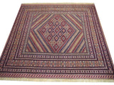 15387-Kelim Hand-Knotted/Handmade Persian Rug/Carpet Tribal/Nomadic Authentic/ Size: 6'5" x 5'4"