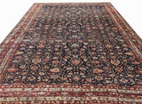 15670-Antique Bidjar Hand-Knotted/Handmade Persian Rug/Carpet Traditional Authentic/ Size: 16'4'' x 9'7''