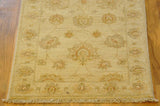 14260 - Chobi Ziegler Afghan Hand-Knotted Contemporary/Modern Runner/Size: 9'1" x 2'6"