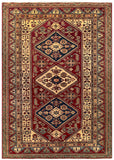 19408-Royal Shirvan Handmade/Hand-knotted Afghan Rug/Carpet Tribal/Nomadic Authentic/ Size: 8'4" x 5'10"