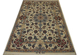 19417-Isfahan Hand-Knotted/Handmade Persian Rug/Carpet Traditional Authentic/ Size: 7'5" x 4'9"