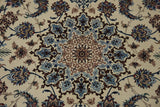 19417-Isfahan Hand-Knotted/Handmade Persian Rug/Carpet Traditional Authentic/ Size: 7'5" x 4'9"