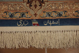 19419-Isfahan Hand-Knotted/Handmade Persian Rug/Carpet Traditional Authentic/ Size: 7'5''x 4'8''