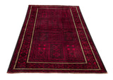 24346-Balutch Hand-Knotted/Handmade Persian Rug/Carpet Tribal/Nomadic Authentic/ Size: 6'4" x 4'3"