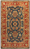 22300 - Chobi Ziegler Hand-Knotted/Handmade Afghan Rug/Carpet Modern Authentic/Size: 4'0" x 2'8"