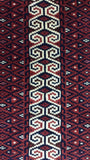 14640 - Turkoman Persian Hand-knotted Antique Authentic/Traditional Nomadic/Tribal Carpet/Rug/ Size: 3'8" x 2'11"