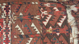 15150-Hatchlu Antique-1929 Handmade/Hand-Knotted Persian Rug/Carpet Tribal/Nomadic Authentic/ Size: 4'8" x 4'9"