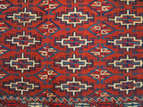 15149-Turkmen Sumac Bag Hand-Knotted/Handmade Persian Rug/Carpet Tribal/Nomadic/Authentic/ Size: 3'5" x 2'7"