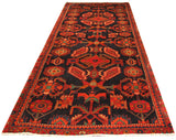 22189 - Hamadan Hand-Knotted/Handmade Persian Rug/Carpet Traditional Authentic/Size: 9'7" x 3'2"