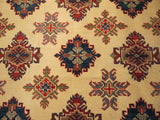 21521-Kazak Handmade/Hand-Knotted Afghan Rug/Carpet Tribal/Nomadic Authentic/ Size: 9'11" x 6'4"