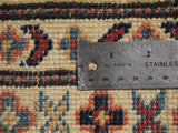 21562-Kazak Hand-Knotted/Handmade Afghan Rug/Carpet Tribal/Nomadic Authentic/ Size: 6'6''x 6'3''