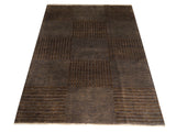 21736-Chobi Ziegler Hand-Knotted/Handmade Afghan Rug/Carpet Modern Authentic/Size: 6'5" x 5'0"