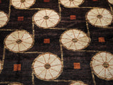 21738-Chobi Ziegler Hand-Knotted/Handmade Afghan Rug/Carpet Modern Authentic/Size: 6'2" x 5'1"