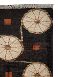 21738-Chobi Ziegler Hand-Knotted/Handmade Afghan Rug/Carpet Modern Authentic/Size: 6'2" x 5'1"