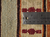 21750-Chobi Ziegler Hand-Knotted/Handmade Afghan Rug/Carpet Modern Authentic/Size: 6'7" x 5'2"