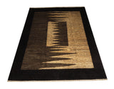 21752-Chobi Ziegler Hand-Knotted/Handmade Afghan Rug/Carpet Modern Authentic/Size: 6'9" x 5'1"
