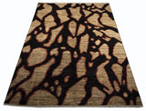 21754-Chobi Ziegler Hand-Knotted/Handmade Afghan Rug/Carpet Modern Authentic/Size: 7'7" x 5'4"