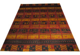 21762-Chobi Ziegler Hand-Knotted/Handmade Afghan Rug/Carpet Modern Authentic/Size: 11'5" x 8'9"