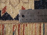 21772 - Chobi Ziegler Hand-Knotted/Handmade Afghan Rug/Carpet Modern Authentic/Size: 6'4" x 4'8"