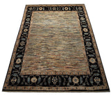 21774 - Chobi Ziegler Hand-Knotted/Handmade Afghan Rug/Carpet Modern Authentic/Size: 6'9" x 4'9"