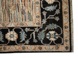 21774 - Chobi Ziegler Hand-Knotted/Handmade Afghan Rug/Carpet Modern Authentic/Size: 6'9" x 4'9"