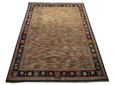 21777 - Chobi Ziegler Hand-Knotted/Handmade Afghan Rug/Carpet Modern Authentic/Size: 6'7" x 4'9"