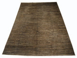 21780 - Chobi Ziegler Hand-Knotted/Handmade Afghan Rug/Carpet Modern Authentic/Size: 7'9" x 5'4"