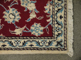 22056 - Nain Hand-Knotted/Handmade Persian Rug/Carpet Traditional Authentic/Size: 10'0" x 2'7"