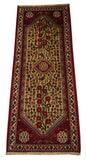 22069 - Abadeh Hand-Knotted/Handmade Persian Rug/Carpet Tribal/Nomadic/Authentic/Size: 5'1" x 2'1"