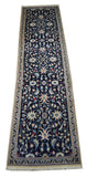 22077 - Nain Hand-knotted Persian Rug/Carpet Traditional Authentic/ Size: 9'7" x 2'6"