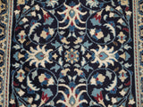 22077 - Nain Hand-knotted Persian Rug/Carpet Traditional Authentic/ Size: 9'7" x 2'6"