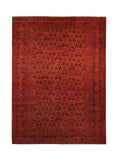 22282 -Royal Khal Mohammad Hand-Knotted/Handmade Afghan Rug/Carpet Traditional Authentic/Size: 12'2" x 7'8"